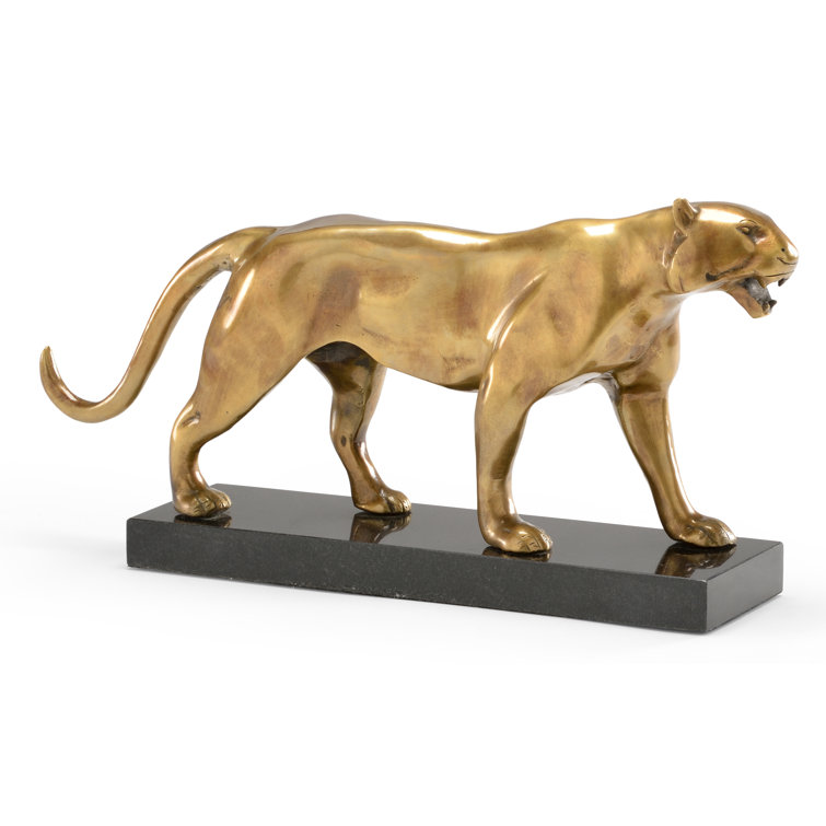 Wildwood Art Deco Tiger Figurine & Reviews Perigold